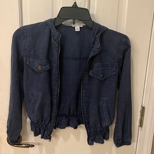 Girl’s denim look jacket